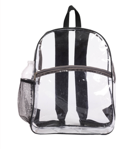 K-Cliffs 15.5" Clear School Backpack See Through Elementary-Adult  Daypack