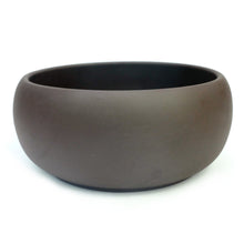 Load image into Gallery viewer, K-Cliffs 6.7&quot; Round Unglazed Ceramic Planter Pot, with Matte Brown Finish