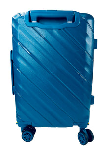 22" Carry-On Suitcase Hand Carry Luggage Lightweight Expandable Spinner with 360° Dual Wheels