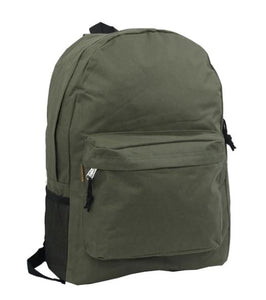 K-Cliffs 18" Classic School Backpack w/Padded Shoulder Straps and Side Pocket (Copy)