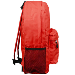 K-Cliffs 18" Classic School Backpack w/Padded Shoulder Straps and Side Pocket (Copy)