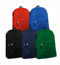 Load image into Gallery viewer, K-Cliffs 18&quot; Classic School Backpack w/Padded Shoulder Straps and Side Pocket (Copy)