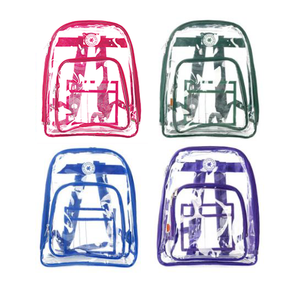 K-Cliffs Heavy Duty Clear School Backpack Bookbag Security Work Bag