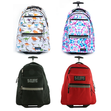 Load image into Gallery viewer, K-Cliffs Rolling Backpack School Backpacks with Wheels &amp; Multiple Pockets