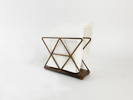 Upright Napkin Holder - Modern Geometry Design