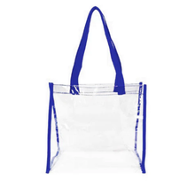 Load image into Gallery viewer, K-Cliffs 12&quot; Clear Unisex Tote Stadium Approved See Through Tote Bag,