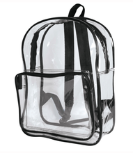 Load image into Gallery viewer, K-Cliffs 16&quot; Clear PVC School Backpack Bag Book Bag