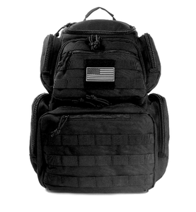 K-Cliffs Shooting Range Pistol Backpack that holds Up to 5 Handguns, Mag Storage