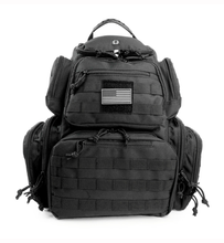 Load image into Gallery viewer, K-Cliffs Shooting Range Pistol Backpack can hold 4 Handguns Mag Storage w/EVA pistol cradle