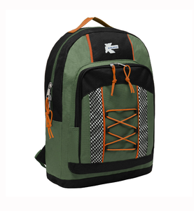 K-Cliffs 15" Lightweight Bungee Unisex School Backpack , Water Resistant (Copy)