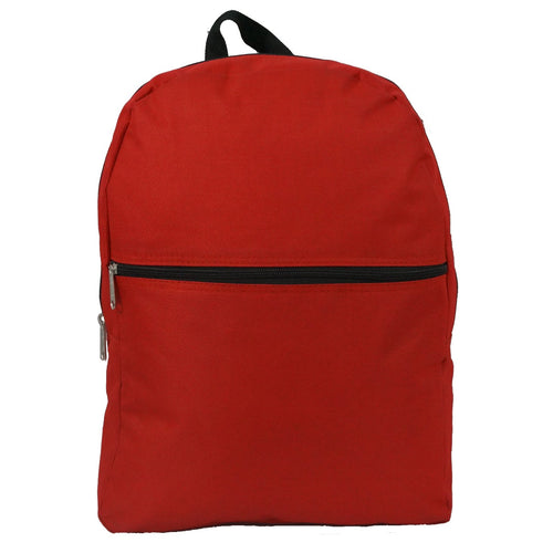 Basic Backpack Wholesale 17 Inch Cheap Bookbag Bulk School Book Bags 50pcs Lot - k-cliffs