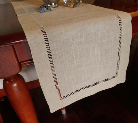 Hemstitched Table Runner Table Cloth - k-cliffs