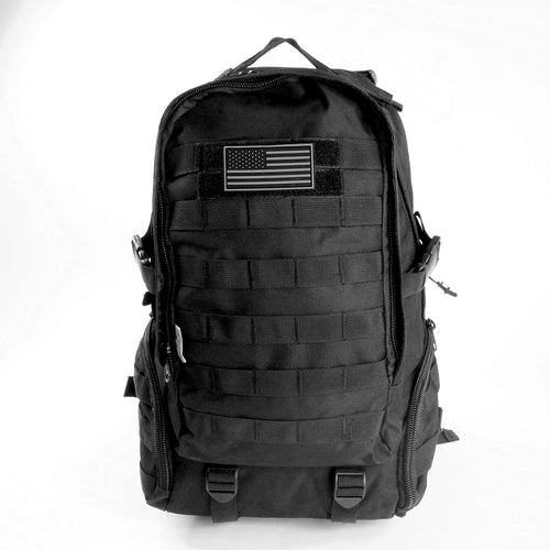 Large Black Military Tactical Backpack Molle Bug Out Rucksacks for Outdoor Camping Hiking Trekking Hunting - k-cliffs