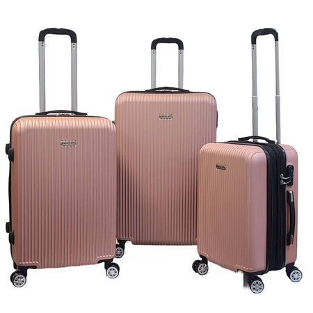 K-Cliffs 3pc Luggage Set Hardside Expandable Lightweight Lockable w/ABS Spinner