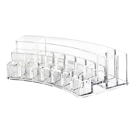 K-Cliffs Acrylic Sector Makeup Organizer with 19 Compartments