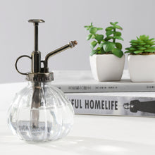 Load image into Gallery viewer, K-Cliffs Vintage Style Clear Glass  Sprayer Bottle, Plant Mister