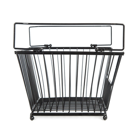 K-Cliffs 3 Tier Metal Storage Basket Heavy Duty Produce, Organize,r Pantry Grocery Fruit Holder  Antique Black