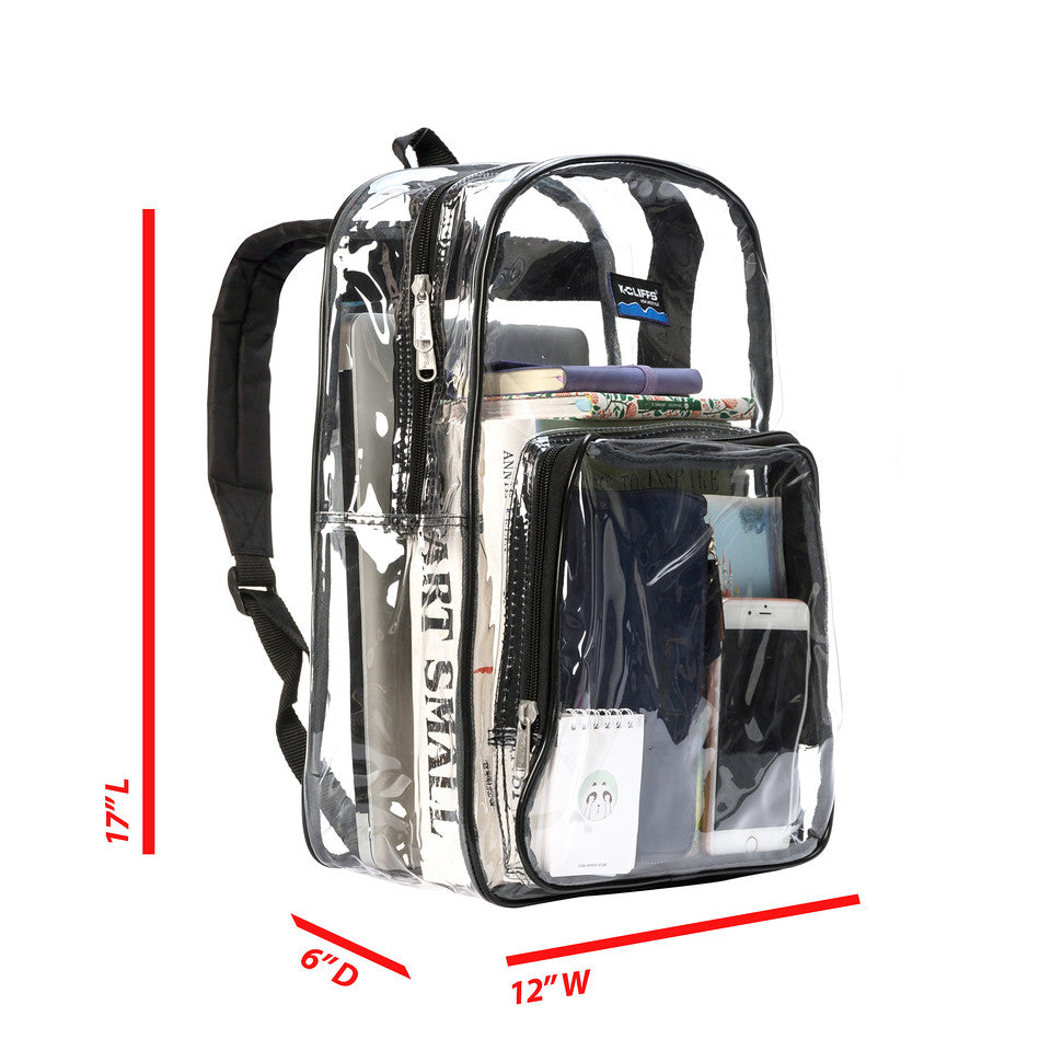 Clear Rolling Backpack